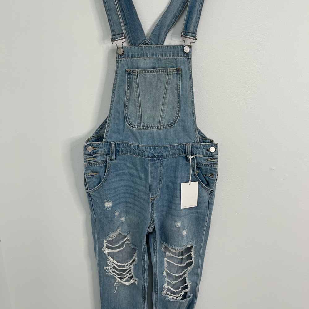 Can’t help myself Cello distressed overalls